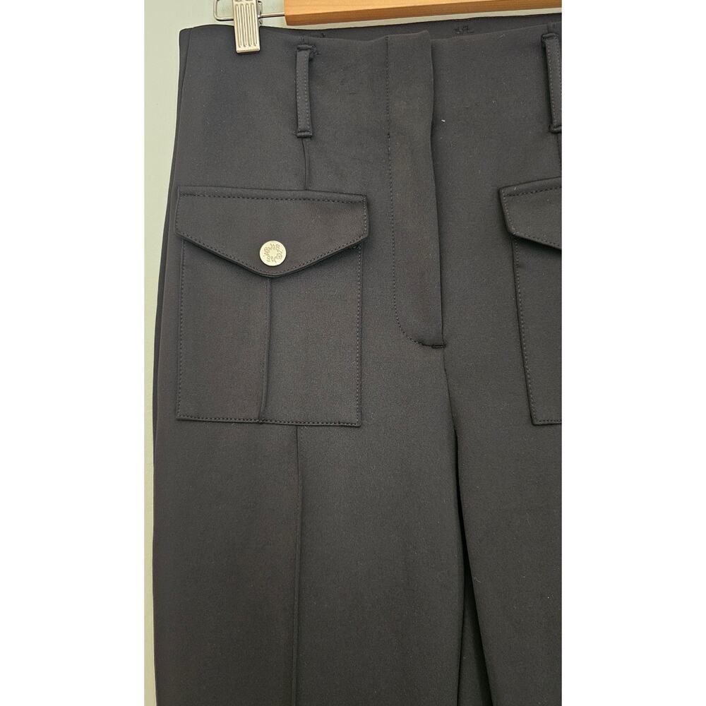 White House Black Market High-Rise Womens Flared Dress Pants Sz 8 - Picture 10 of 12